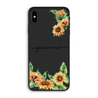 Zonnebloemen: iPhone XS Max Biologisch afbreekbaar hoesje