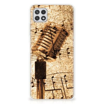 Samsung Galaxy A22 5G | Siliconen hoesje | met foto Bladmuziek Samsung Galaxy A22 5G | Siliconen hoesje | met foto Bladmuziek