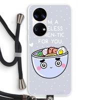 I'm A Hopeless Ramen-Tic For You: Huawei P50 Transparant Hoesje met koord