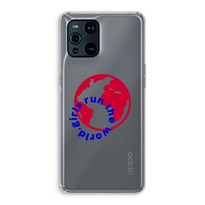 Run The World: Oppo Find X3 Transparant Hoesje