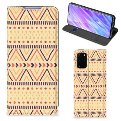 Samsung Galaxy S20 Plus | Hoesje met Magneet | Aztec Yellow