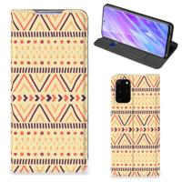 Samsung Galaxy S20 Plus | Hoesje met Magneet | Aztec Yellow