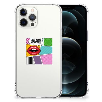 iPhone 12 Pro Max Anti Shock Bumper Case Popart Princess iPhone 12 Pro Max Anti Shock Bumper Case Popart Princess