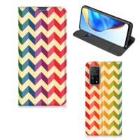 Xiaomi Mi 10T | 10T Pro | Hoesje met Magneet | Zigzag Multi Color