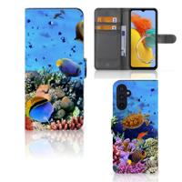Samsung Galaxy M14 | Telefoonhoesje | Met pasjeshouder | Vissen