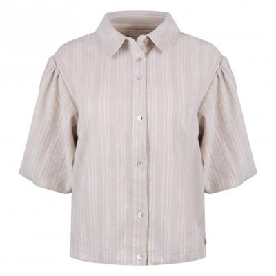 Nukus - Beige | Dames | Blouse | Beige | L | regular | Kamst mode