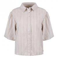 Nukus - Beige | Dames | Blouse | Beige | L | regular | Kamst mode