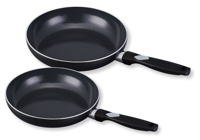Beka Koekenpannenset Pro Induc - Koekenpan Ø 24 & 28 cm - Keramische Anti-aanbaklaag - 2 Delig