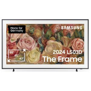 Samsung QLED 4K The Frame LS03D QLED-TV 214 cm 85 inch Energielabel G (A - G) CI+*, DVB-T2 HD, WiFi, UHD, Smart TV, QLED Zwart