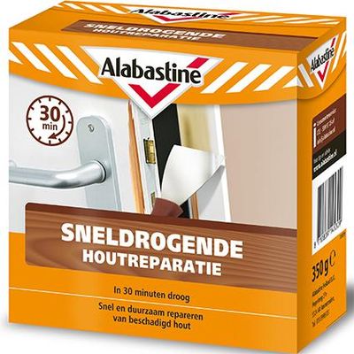 Alabastine Sneldrogende Houtreparatie 500Gr - 5179305 - 5179305