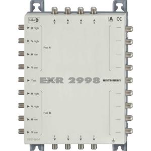 Kathrein EXR 2998 Satelliet multiswitch cascade Ingangen (satelliet): 9 (8 satelliet / 1 terrestrisch) Aantal gebruikers: 8