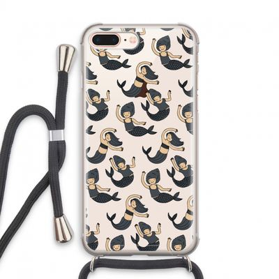 Zeemeermin: iPhone 7 PLUS Transparant Hoesje met koord