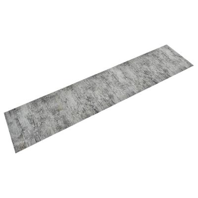 VidaXL Keukenmat wasbaar betonprint 60x300 cm fluweel