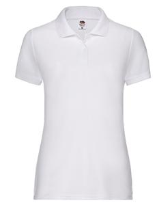 Fruit Of The Loom F517 Ladies´ 65/35 Polo - White - S