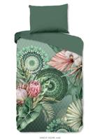 HIP Dekbedovertrek "mandala's en bloemen" - Multi - (140x200 cm) - Katoen Flanel