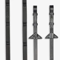 LeMieux Ergo teugels rubber grip zwart maat:one size