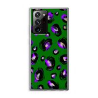 Green Cheetah: Samsung Galaxy Note 20 Ultra / Note 20 Ultra 5G Transparant Hoesje