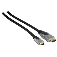 HQ SS5555-1.5 HDMI kabel 1,5 m HDMI Type A (Standaard) HDMI Type C (Mini) Zwart - thumbnail