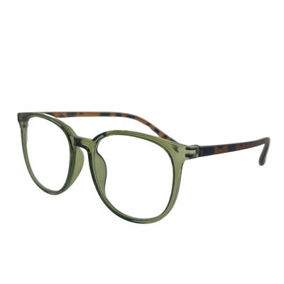 Fangle Blueblock Big Round Olive - +2.5