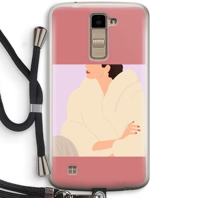 Cosy: LG K10 (2016) Transparant Hoesje met koord