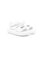 MM6 Maison Margiela Kids sandales en cuir à attache scratch - Blanc - thumbnail