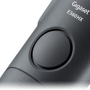 Gigaset E560HX Analoge-/DECT-telefoon Nummerherkenning Zwart