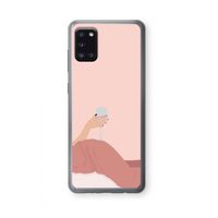 Wine: Samsung Galaxy A31 Transparant Hoesje