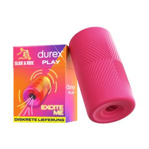 Durex Play Slide & Ride Mannelijke bevrediger Roze Thermoplastische elastomeer (TPE)