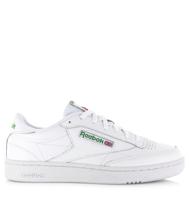 Reebok Reebok - Club C 85 intense white/green Wit Leer Lage sneakers Unisex