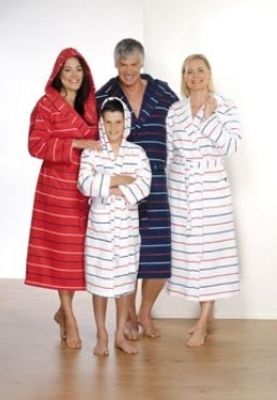 Familie badjas - Het hele gezin in dezelfde badjas - 128 wit