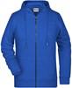 James & Nicholson JN8025 Ladies´ Zip-Hoody - /Ink-Melange - M