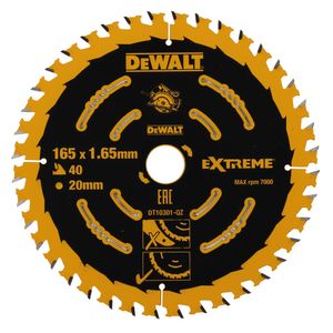 DeWalt Accessoires Cirkelzaagblad | 165x20x40t - DT10301-QZ