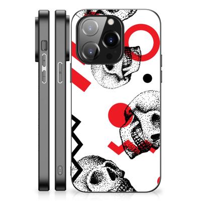 Telefoonhoesje iPhone 14 Pro Skull Red