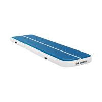 Opblaasbare Gymmat - 400 x 100 x 20 cm - 200 kg - blauw / wit