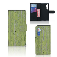 Xiaomi Mi Note 10 Lite Book Style Case Green Wood - thumbnail