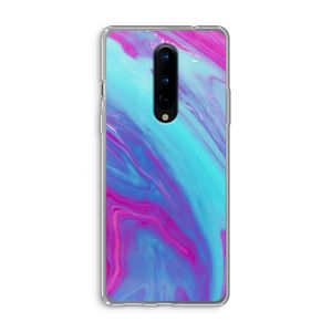 Zweverige regenboog: OnePlus 8 Transparant Hoesje