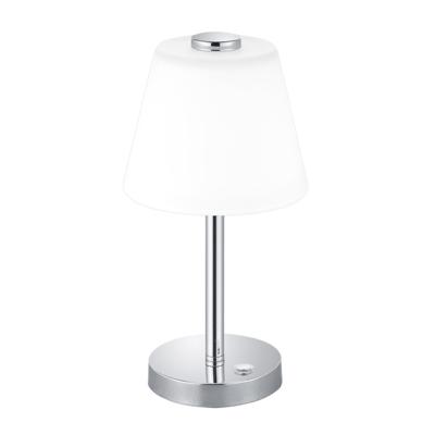 Trio Design schemerlampjeEmerald Chroom met wit - 525490106