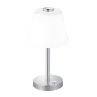 Trio Design schemerlampjeEmerald Chroom met wit - 525490106