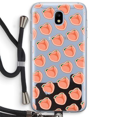 Just peachy: Samsung Galaxy J5 (2017) Transparant Hoesje met koord