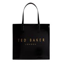 Ted Baker Crinkon Crinkle Large Icon Bag-Black