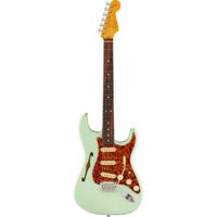 Fender American Professional II Stratocaster Thinline RW Transparent Surf Green met deluxe koffer - thumbnail