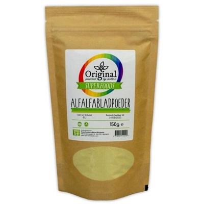 Original Superfoods Alfalfablad - 150 Gram