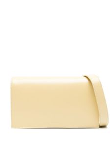 Jil Sander All-Day leather crossbody bag - Jaune