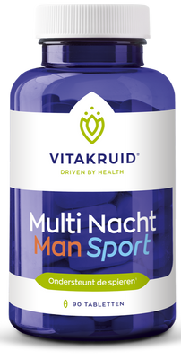 Vitakruid Multi Nacht Man Sport 100% Vegan 90