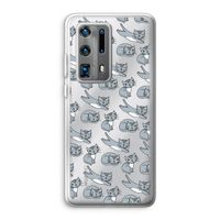 Poezen: Huawei P40 Pro Plus Transparant Hoesje