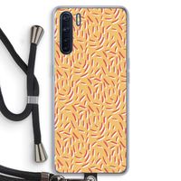 Camouflage: Oppo A91 Transparant Hoesje met koord