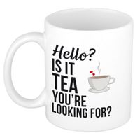 Hello Is it tea you're looking for cadeau mok / beker wit 300 ml