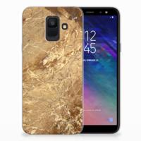 Samsung Galaxy A6 (2018) | TPU | Siliconen hoesje | Marmer Creme