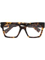 Miu Miu Eyewear lunettes de vue à monture carrée - Marron