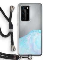 Fantasie pastel: Huawei P40 Pro Transparant Hoesje met koord